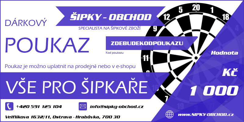Dárkový poukaz 1 000,- Kč Dárkový poukaz 1 000,- Kč