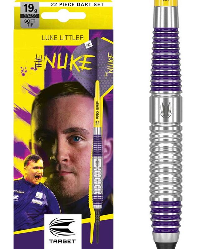 Target šipky Luke Littler Brass soft 19g Target šipky Luke Littler Brass soft 19g