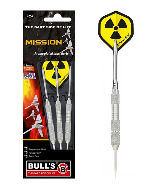 Bulls šipky Mission II steel 24g Bulls šipky Mission II steel 24g