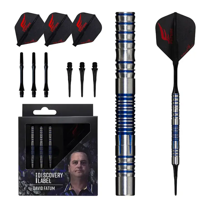 Cosmo Darts šipky David Fatum soft 18g