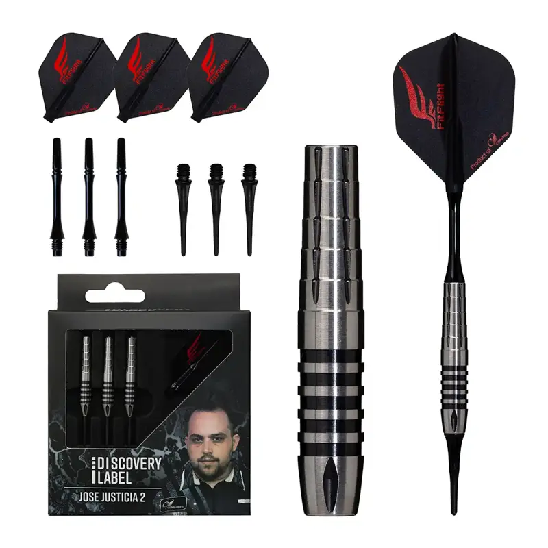 Cosmo Darts šipky Jose Justicia V2 soft 18g