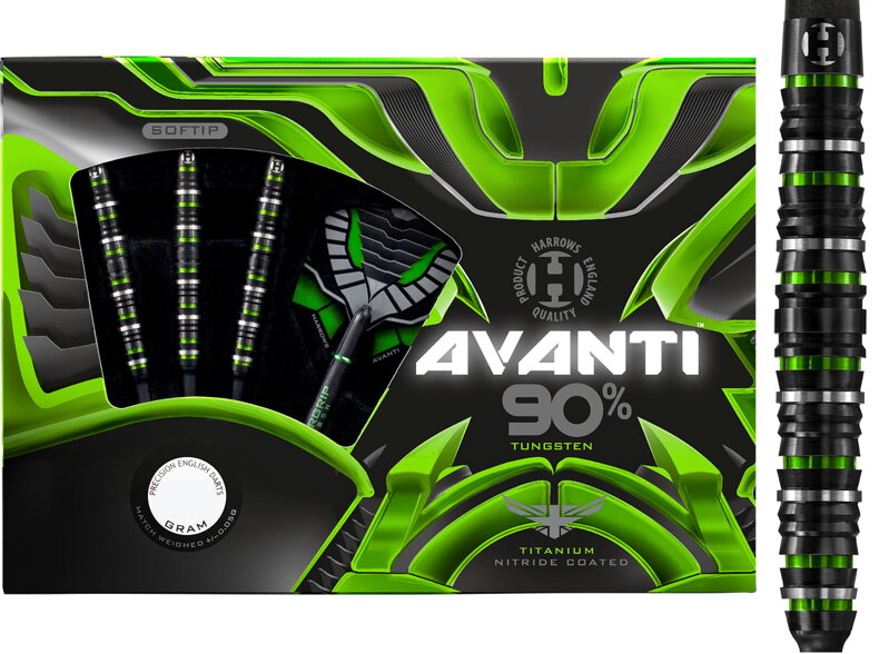 Harrows šipky Avanti soft 20g Harrows šipky Avanti soft 20g