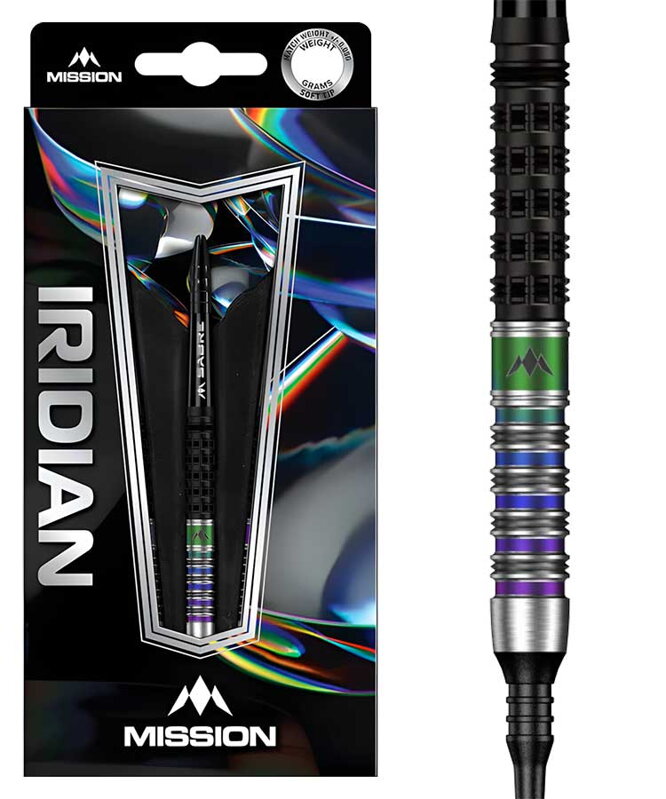 Mission šipky Iridian soft 20g