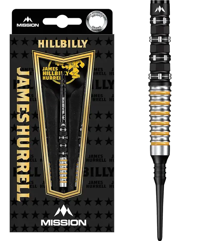 Mission šipky James Hurrell HillBilly V2 soft 20g
