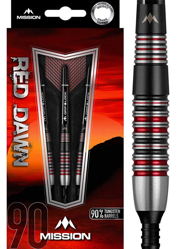 Mission šipky Red Dawn M2 soft 22g