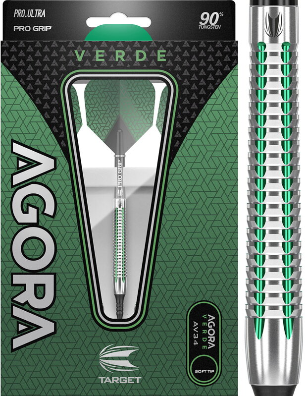 Target šipky Agora Verde AV34 soft 18g