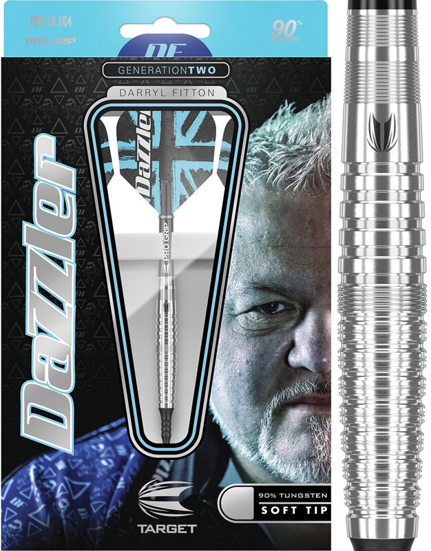 Target šipky Darryl Fitton GEN 2 soft 20g Target šipky Darryl Fitton GEN 2 soft 20g