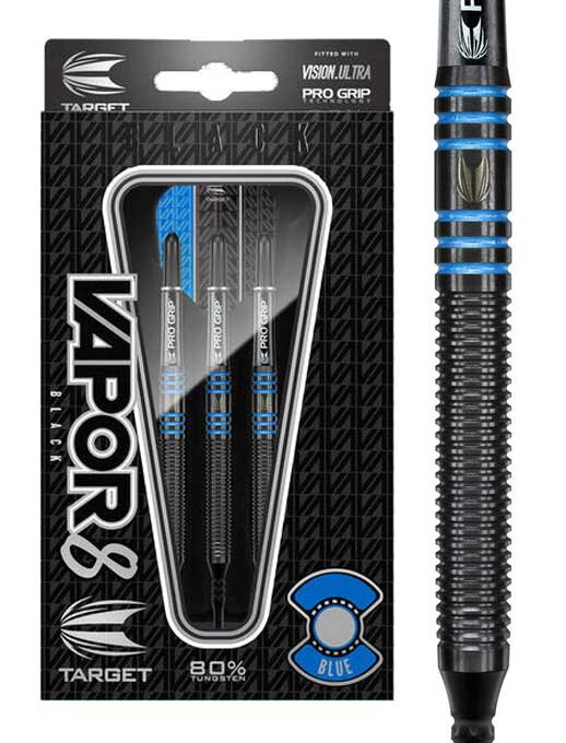 Target šipky Vapor8 Black soft 21g Blue Target šipky Vapor8 Black soft 21g Blue