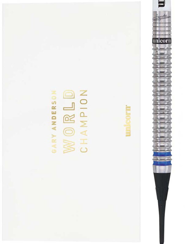 Unicorn šipky Gary Anderson World Champion soft 20g
