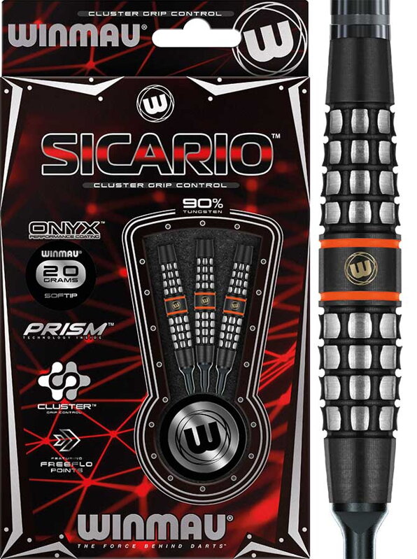 Winmau šipky Sicario soft 20g