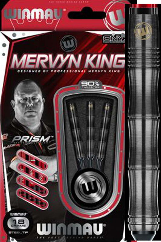 Winmau šipky Mervyn King Onyx soft 18g