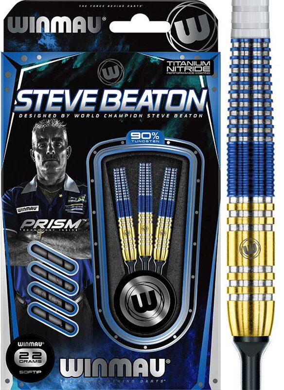 Winmau šipky Steve Beaton soft 22g