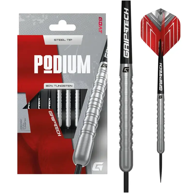 Goat šipky Podium Silver steel 22g