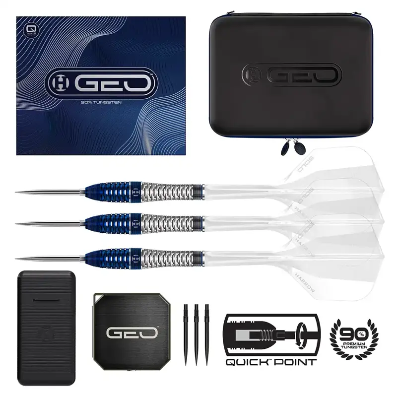 Harrows šipky Geo 03 Bomb Quick Point steel 23g