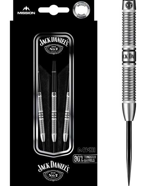 Jack Daniels šipky Old No.7 Silver steel 22g