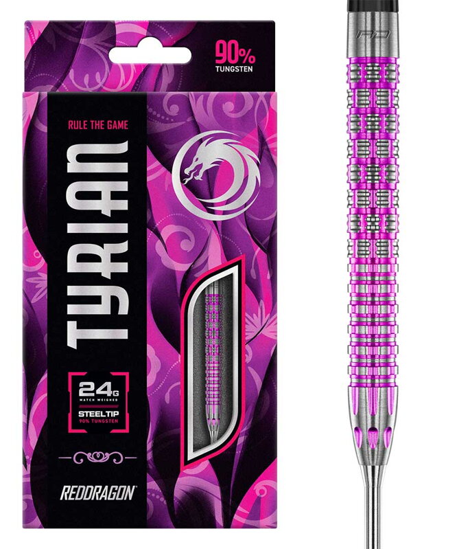 Red Dragon šipky Tyrian steel 24g Red Dragon šipky Tyrian steel 24g