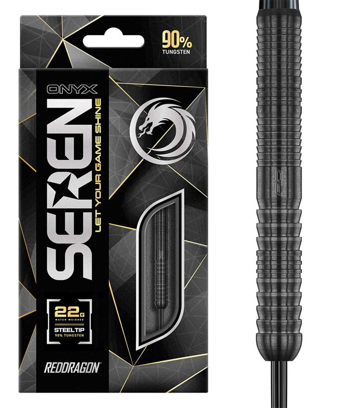 Red Dragon šipky Seren 1 Onyx steel 22g