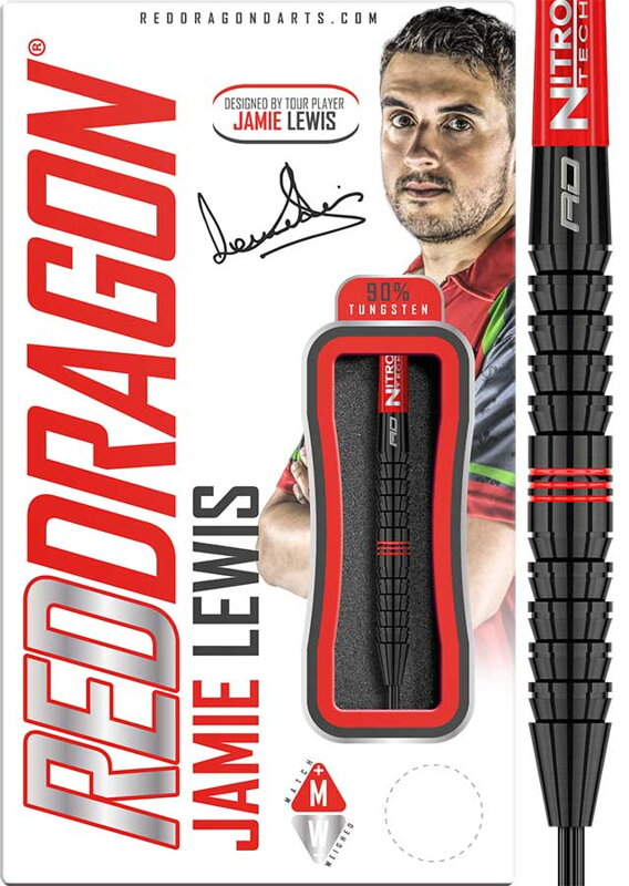 Red Dragon šipky Jamie Lewis steel 23g Red Dragon šipky Jamie Lewis steel 23g