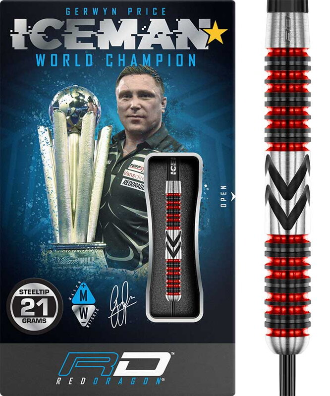Red Dragon šipky Gerwyn Price Iceman Firebird stee Red Dragon šipky Gerwyn Price Iceman Firebird stee