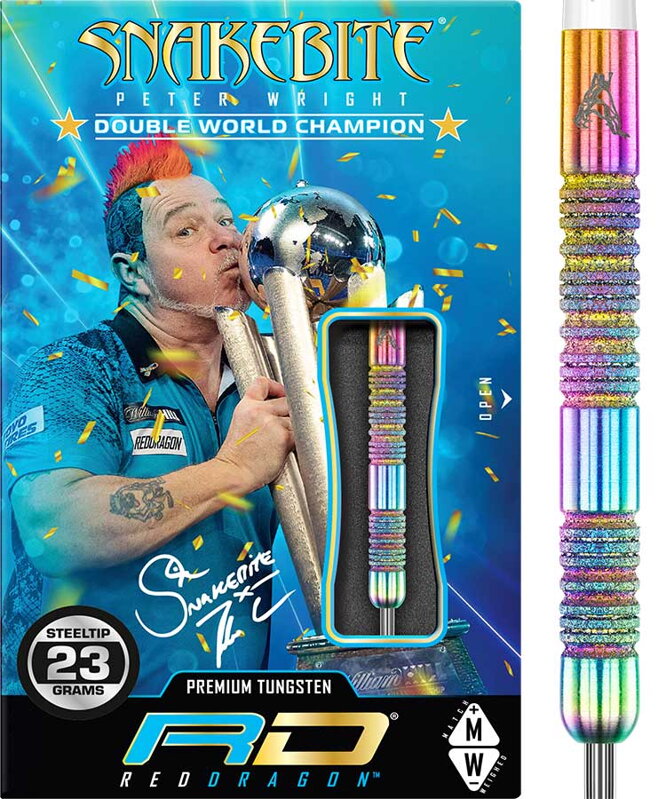 Red Dragon šipky Peter Wright Snakebite Diamond Fu Red Dragon šipky Peter Wright Snakebite Diamond Fu