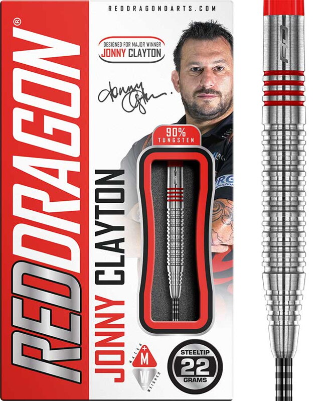Red Dragon šipky Jonny Clayton Original 2.0 steel 