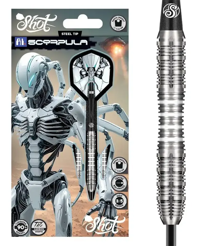 Shot šipky Scorpula steel 27g