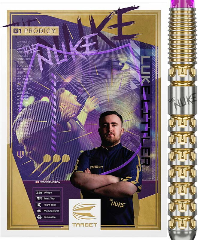 Target šipky Luke Littler G1 Prodigy SP 24g