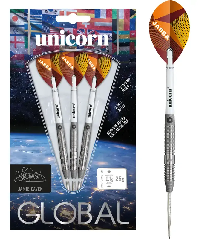 Unicorn šipky Global Jamie Caven steel 25g