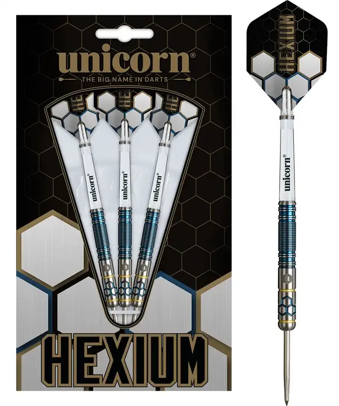 Unicorn šipky Hexium Style 2 Blue steel 25g