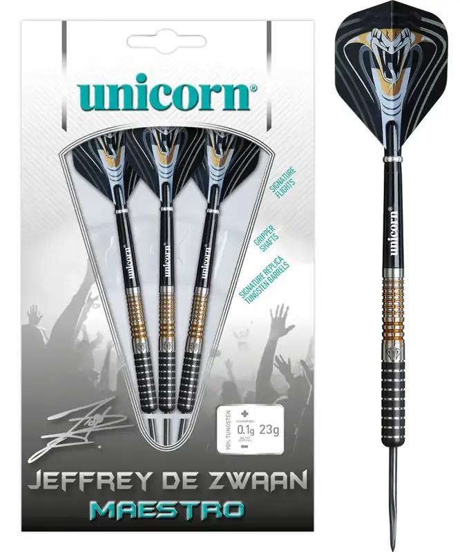 Unicorn šipky Maestro J De Zwaan Phase 3 steel 25g