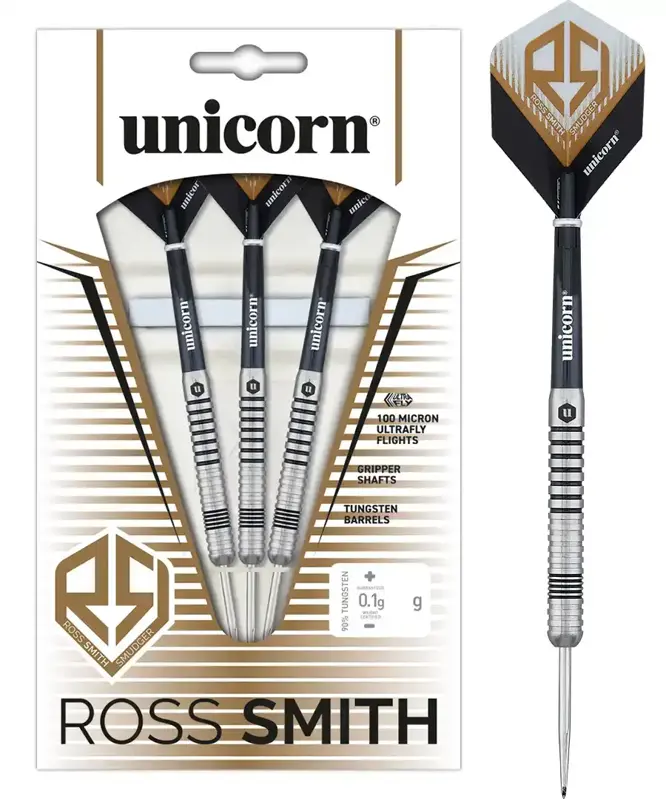 Unicorn šipky Ross Smith Smudger steel 24g