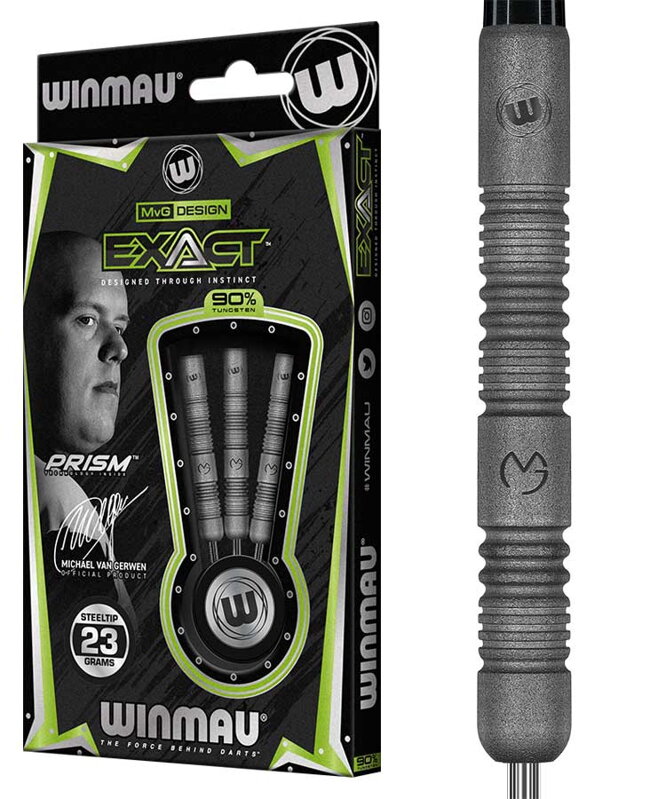 Winmau šipky Exact MvG steel 23g