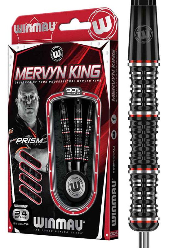 Winmau šipky Mervyn King SE steel 24g