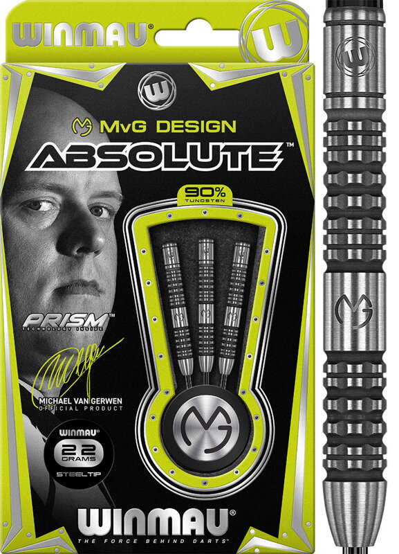 Winmau šipky Absolute steel 22g