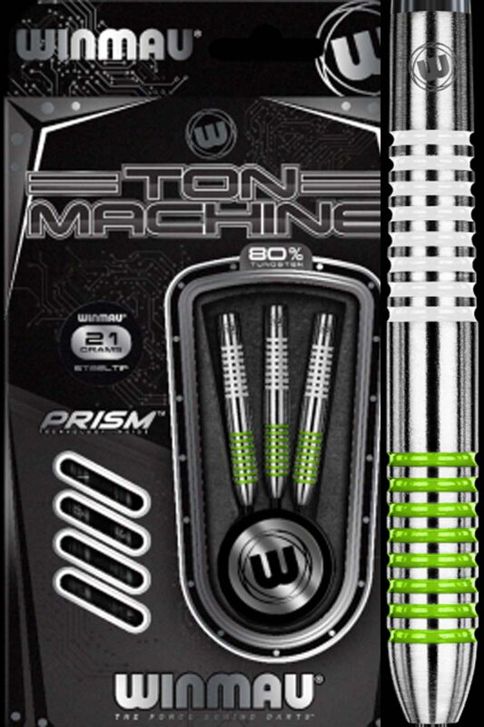 Winmau šipky Ton Machine steel 21g