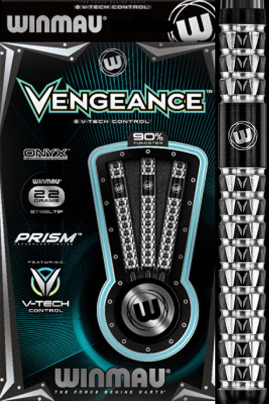 Winmau šipky Vengeance steel 26g Winmau šipky Vengeance steel 26g