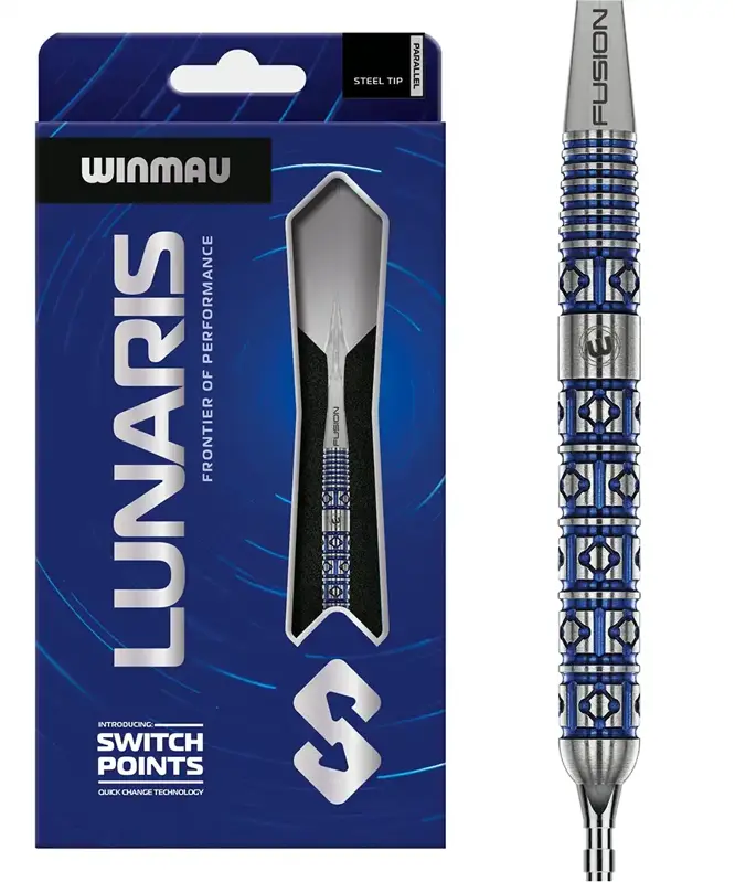 Winmau šipky Lunaris Parallel SP steel 25g