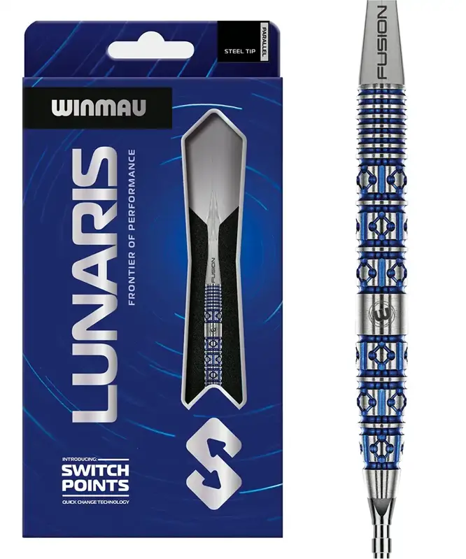 Winmau šipky Lunaris Tapered SP steel 24g