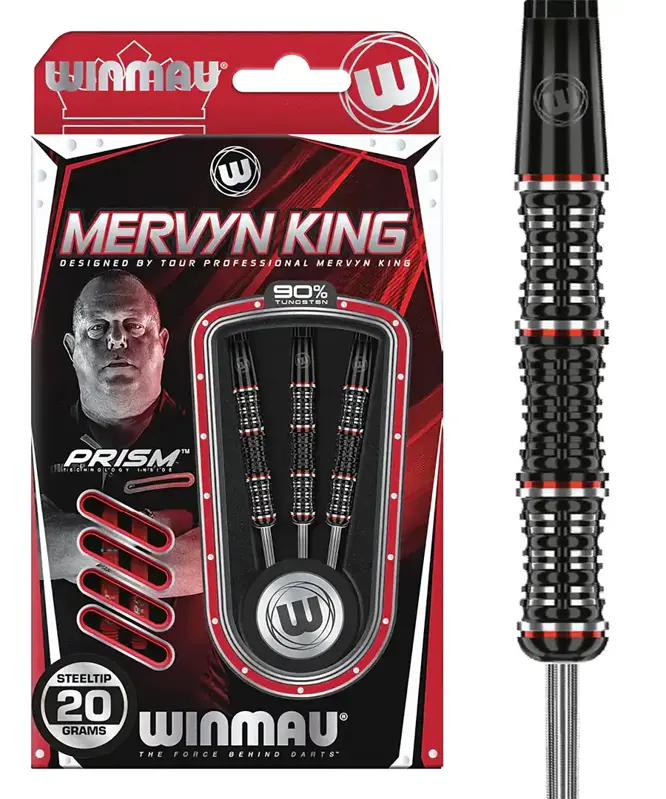 Winmau šipky Mervyn King SE steel 20g