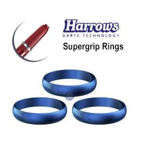 Harrows kroužky supergrip modré 3ks