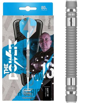 Target šipky Phil Taylor The Power Series Silver soft 19g