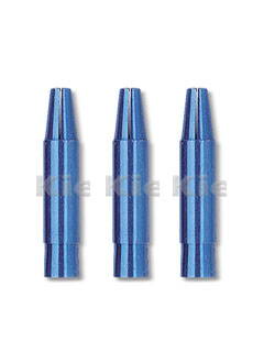 Empire dart m3 násadky aluminium modré extra krátké        