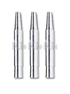 Empire Dart m3 násadky aluminium krátké stříbrné         