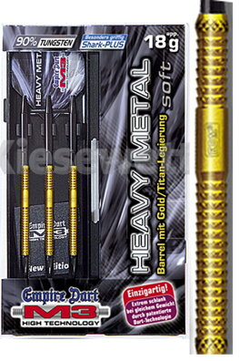 Empire dart šipky M3 Heavy metal gold 18g      
