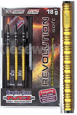 Empire dart šipky M3 Revolution gold 18g      