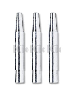 Empire Dart m3 násadky aluminium krátké stříbrné         
