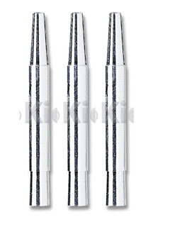 Empire Dart m3 násadky aluminium dlouhé stříbrné         