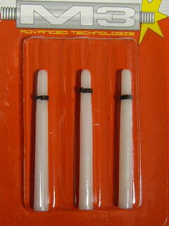 Empire Dart nylon násadky m3 dlouhé bílé         