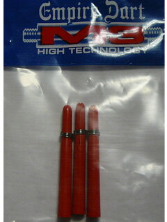 Empire Dart nylon násadky m3 krátké červené         