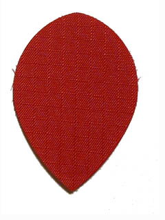 Karella letky plátěné červené pear         